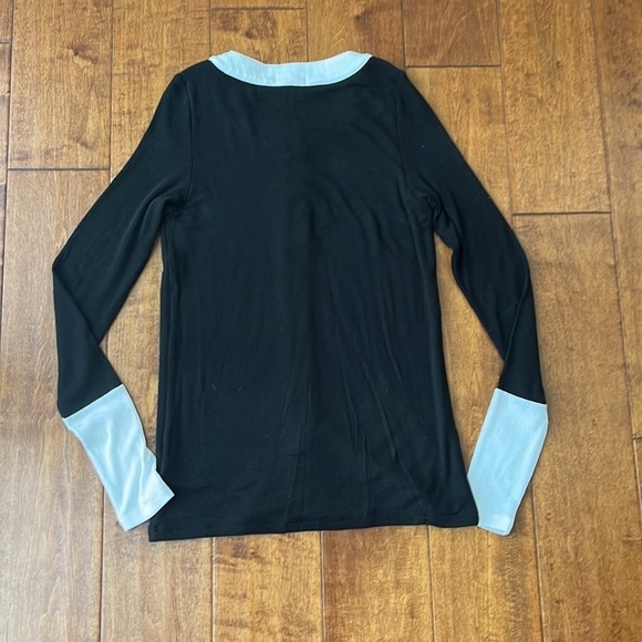 ATM Anthony Thomas Melillo Knit Contrast Sweater Cardigan   Size XS - Picture 9 of 14